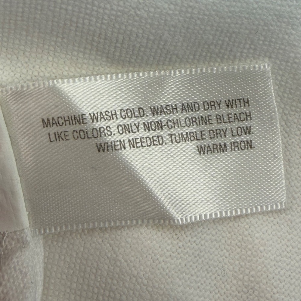 Old Navy Men's Regular Fit Oxford Shirt Stretch White, Long Sleeve, XL - Picture 8 of 14